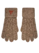 Rękawiczki - Guess Rękawiczki Damskie AW5211 POL02 Beżowy - miniaturka - grafika 1