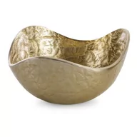 Tace i patery - Misa dekoracyjna metalowa PEDRO 25X25X13 złota - miniaturka - grafika 1