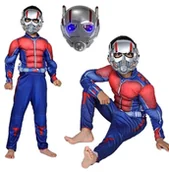 Dodatki do strojów karnawałowych - Strój Przebranie Ant-Man Maska Led 110/116  5-6Lat,Hopki - miniaturka - grafika 1
