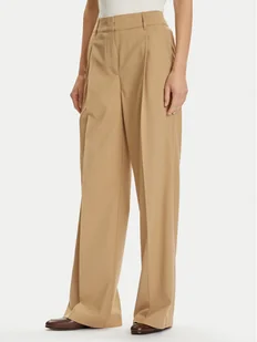 Marc O'Polo Spodnie materiałowe 508 0062 10135 Beżowy Wide Fit - Spodnie damskie - miniaturka - grafika 1