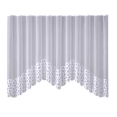 Firany - Firanka żakardowa MONIKA 300 x 150 cm biała - miniaturka - grafika 1