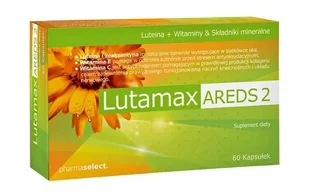 PHARMASELECT LUTAMAX AREDS 2 60 kaps. + 10 kaps. 3175321 - Wzrok i słuch - miniaturka - grafika 1