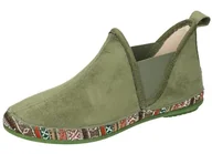Kapcie damskie - Manitu Damskie kapcie 340053-07, zielone, 41 EU, zielony, 41 EU - miniaturka - grafika 1