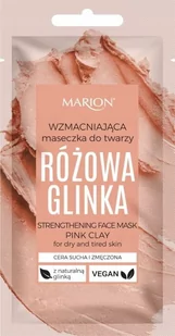 Marion, Wzmacniająca maseczka do twrzy Różowa Glinka - Maseczki do twarzy - miniaturka - grafika 1