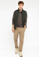 Kamizelki męskie - Pikowany bezrękawnik V-ALY - miniaturka - grafika 1