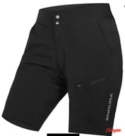 Spodnie rowerowe - Szorty damskie Endura Hummvee Lite WMS Short czarne - miniaturka - grafika 1
