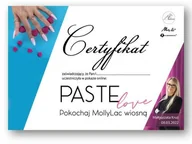 Pozostałe akcesoria kosmetyczne - Certyfikat ze szkolenia online Pastelove By Małgorzata Kruś wersja Drukowana - miniaturka - grafika 1