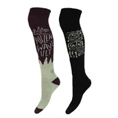 Skarpety termoaktywne - Skarpety wysokie O'NEILL SKI KNEEHIGH FROZEN WAVE 2PK 789932-7001P – Wielokolorowy - miniaturka - grafika 1