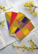 Zakładki do książek - Zestaw 5 Ręcznie Tkanych Zakładek do Książek - miniaturka - grafika 1