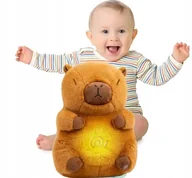 Zabawki interaktywne dla dzieci - Miś Szumi Kapibara Maskotka Oddychająca Przytulanka Uspokajacz - miniaturka - grafika 1