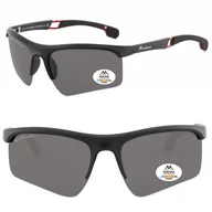 Okulary przeciwsłoneczne - Męskie okulary przeciwsłoneczne z filtrem UV400 i polaryzacją SP317 - miniaturka - grafika 1
