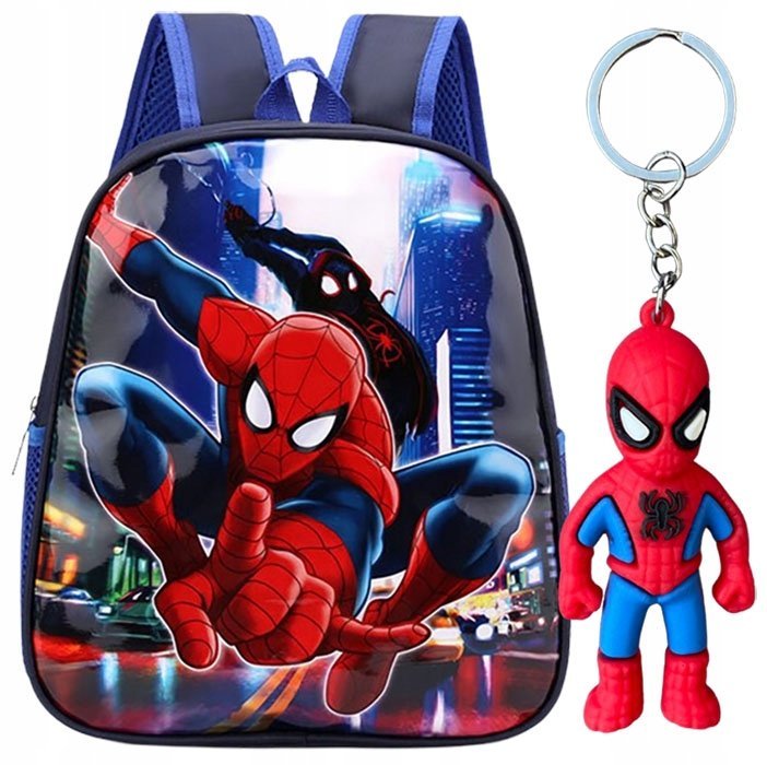 Plecak szkolny dziecięcy do szkoły breloczek SPIDERMAN dla chłopca + BRELOK