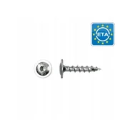 Wkręty - Wkręty konstrukcyjne, do drewna TALERZOWE 8x40 mm, STAL NIERDZEWNA A2 50szt - miniaturka - grafika 1
