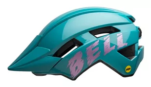 Bell Sidetrack II Kask Młodzież, buzz gloss light blue/pink One Size | 50-57cm 2021 Kaski dla dzieci 210233-006 - Kaski rowerowe - miniaturka - grafika 2