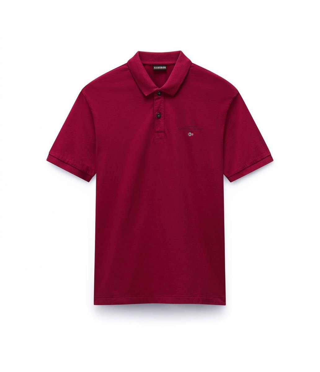 polo uomo napapijri elbas 4 jersey - np0a4gb4 r1e1 tibetan red