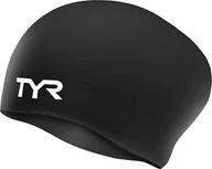Pływanie - Czepek pływacki dla dzieci TYR Wrinkle-Free Silicone Long Hair Swim Cap LCSJRL001 r.Uni - miniaturka - grafika 1