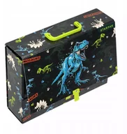 Plecaki szkolne i tornistry - TECZKA Z RACZKA A4/95MM DINO GLOW STK PUD 1/8 - miniaturka - grafika 1