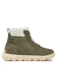 Sorel Botki Explorer Next™ Carnival Wp NL5026-397 Zielony - Botki damskie - miniaturka - grafika 1