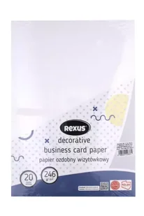 Papier wizytówkowy A4/20K biały Duży Młotek - Beniamin - Szkolne artykuły papiernicze - miniaturka - grafika 1