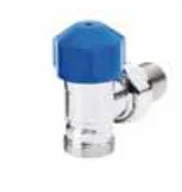 Akcesoria grzewcze - Red Zawór termostatyczny kątowy 3/4 x 1/2" chrom R093102002 - miniaturka - grafika 1