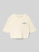 Koszulki dla dziewczynek - Koszulka z dzianiny o kroju regular fit z mieszanka bawełny - miniaturka - grafika 1