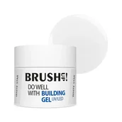 Żele do paznokci - Brushup Do Well With Building żel budujący do paznokci White Star 12g - miniaturka - grafika 1