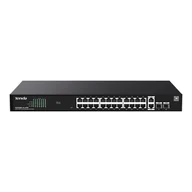 Switche - Switch zarządzalny tenda teg2228p-24-410w 26x1gbe + 2sfp poe 410w TEG2228P-24-410W - miniaturka - grafika 1