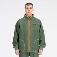 Bluzy męskie - Bluza męska New Balance MJ33503DON  zielona - miniaturka - grafika 1