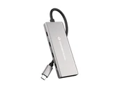 Huby USB - Conceptronic HUBBIES17G huby i koncentratory USB 3.2 Gen 2 (3.1 Gen 2) Type-C 10000 Mbit/s Szary - miniaturka - grafika 1