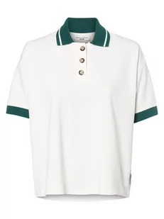Marc O'Polo Denim - Damska koszulka polo, biały - Koszulki i topy damskie - miniaturka - grafika 1