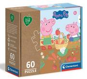 Puzzle - Clementoni Puzzle 60 play for future Peppa Pig 26103 - miniaturka - grafika 1