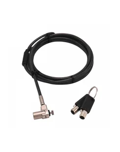 dicota Linka zabezpieczająca T-lock ultra slim V2 keyed 3x7mm single - Zabezpieczenia do laptopów - miniaturka - grafika 1