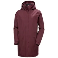 Płaszcze damskie - Helly Hansen Aden Insulated, płaszcz przeciwdeszczowy, damski, ciemnoczerwony - miniaturka - grafika 1