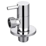 Zawory i kraniki - Zawór kątowy z głowicą ceramiczną 1/2" x 1/2" Invena - miniaturka - grafika 1