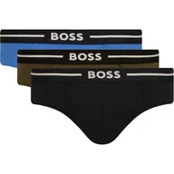 Majtki męskie - BOSS Slipy 3-pack HipBr 3P Bold - miniaturka - grafika 1