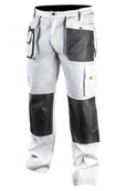 Odzież robocza - Neo Spodnie robocze rozmiar S/48 białe 81-120-S - miniaturka - grafika 1