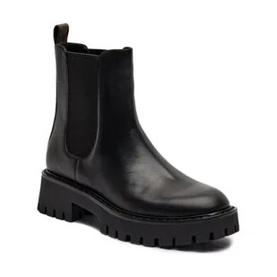 Michael Kors Skórzane sztyblety - Botki damskie - miniaturka - grafika 1