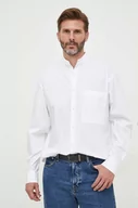 Koszule męskie - Calvin Klein koszula męska kolor biały relaxed ze stójką - miniaturka - grafika 1