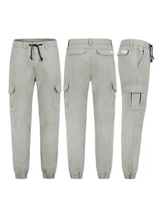 Sublevel Bojówki w kolorze jasnoszarym - Spodnie męskie - miniaturka - grafika 1