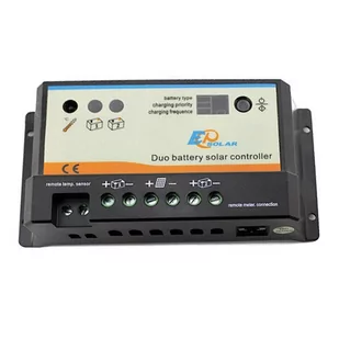 Regulator Ładowania Epipdb-Com 12/24V 20A - 2 Akumulatory - Panele fotowoltaiczne - miniaturka - grafika 1