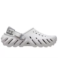 Klapki i japonki damskie - Klapki Crocs X-Echo Clog 207937-1FT - szare - miniaturka - grafika 1