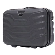 Walizki - Kuferek podróżny Wings PEAFOWL kosmetyczka 14" BLACK - miniaturka - grafika 1