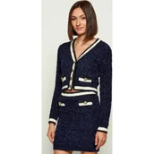 Swetry damskie - GUESS Kardigan AOMORI | Cropped Fit - miniaturka - grafika 1