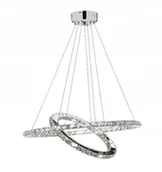 Lampy sufitowe - Lampa wisząca Olivia żyrandol Led kryształki 36W - miniaturka - grafika 1