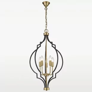 Cosmo Light Lampa wisząca NASHVILLE P05186BK AU P05186BK AU - Lampy sufitowe - miniaturka - grafika 1