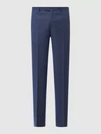 Spodnie męskie - Spodnie do garnituru o kroju slim fit z żywej wełny model ‘Massa’ - miniaturka - grafika 1