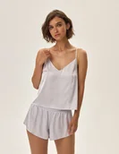 Piżamy damskie - Piżama Jelly - jasny szary M - miniaturka - grafika 1