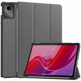Etui Bizon Case Tab Croc do Lenovo Tab M11, szare - Etui do tabletów - miniaturka - grafika 1