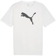 Koszulki męskie - Koszulka Puma Team Rise Logo Jersey Cotton M 658705 04 - miniaturka - grafika 1