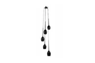 Lampy sufitowe - Azzardo Azzardo lampa wisząca Izza 5 MD1288A-5BL MD1288A-5BL - miniaturka - grafika 1